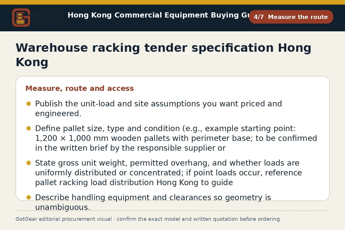 GotGear measure the route procurement diagram for warehouse racking tender specification Hong Kong