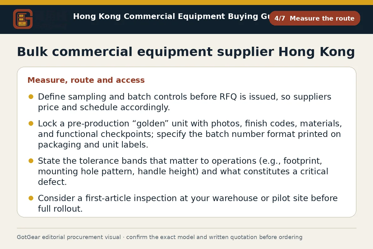 GotGear measure the route procurement diagram for bulk commercial equipment supplier Hong Kong