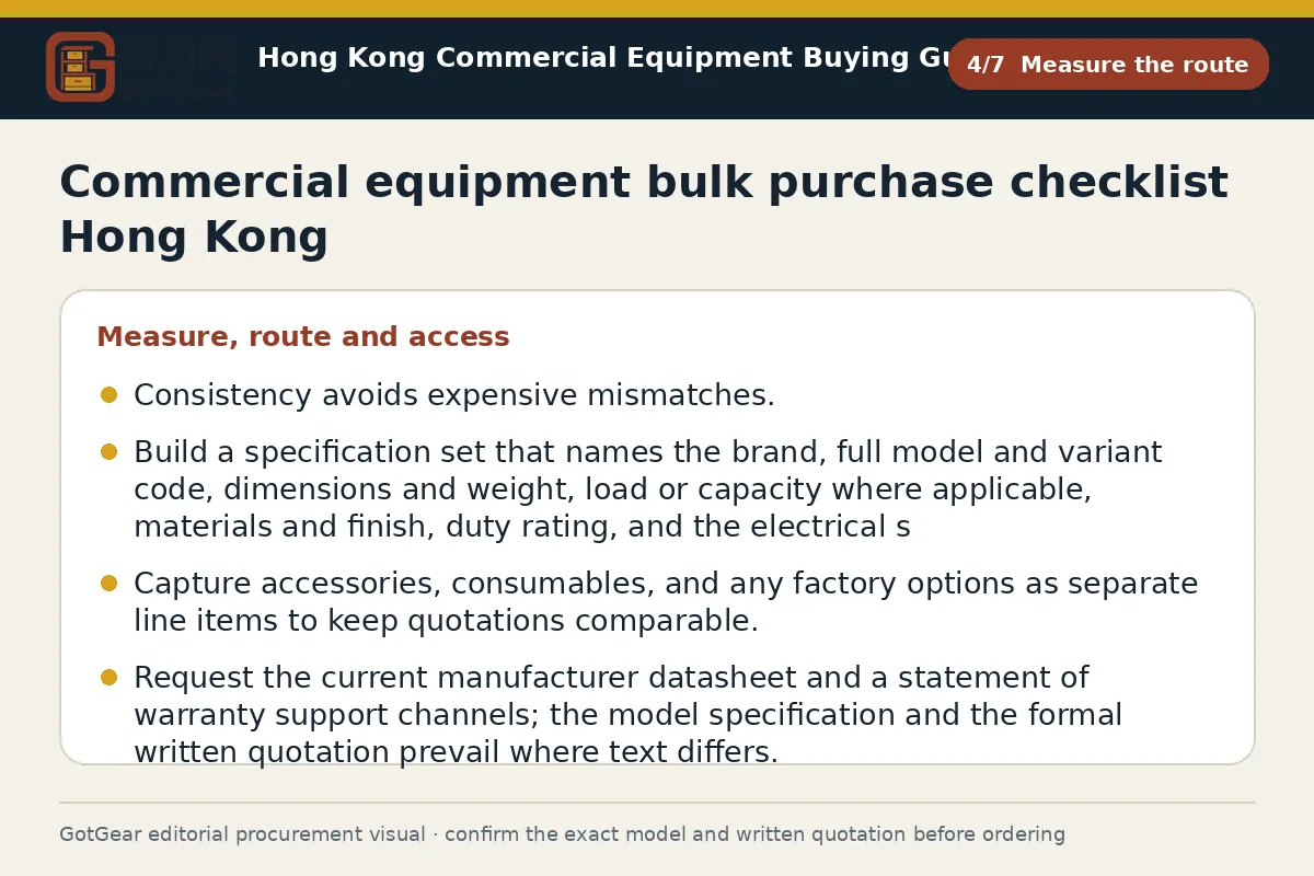GotGear measure the route procurement diagram for commercial equipment bulk purchase checklist Hong Kong