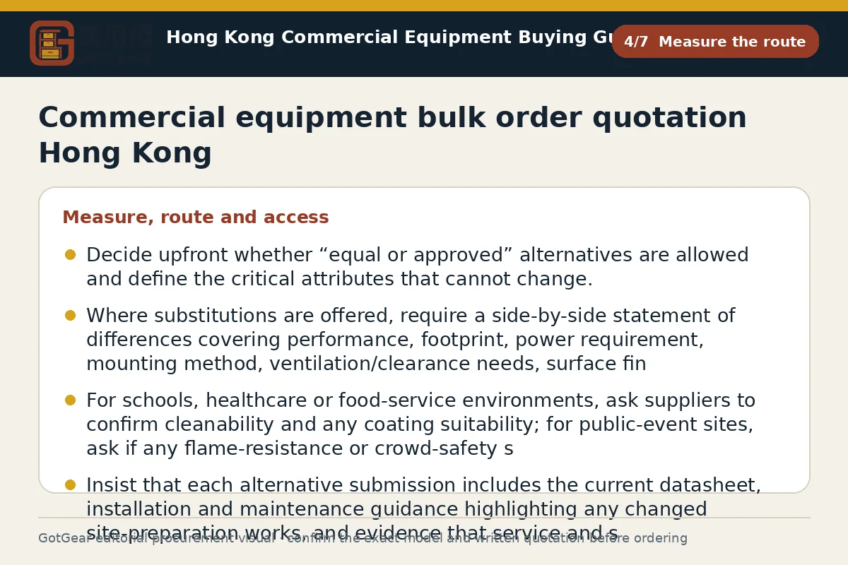 GotGear measure the route procurement diagram for commercial equipment bulk order quotation Hong Kong