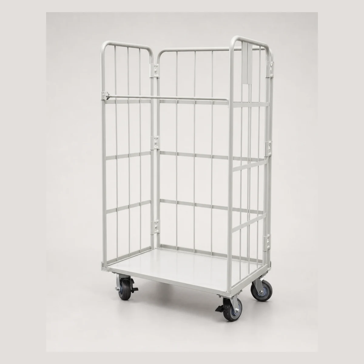 Three-sided logistics cage trolley, model JRC15, Hong Kong commercial equipment