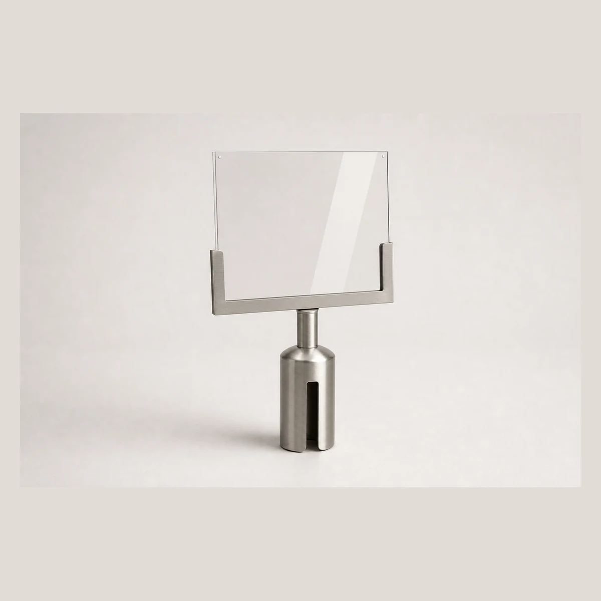 Queue post sign insert (U-shaped), model JRA5102, Hong Kong commercial equipment