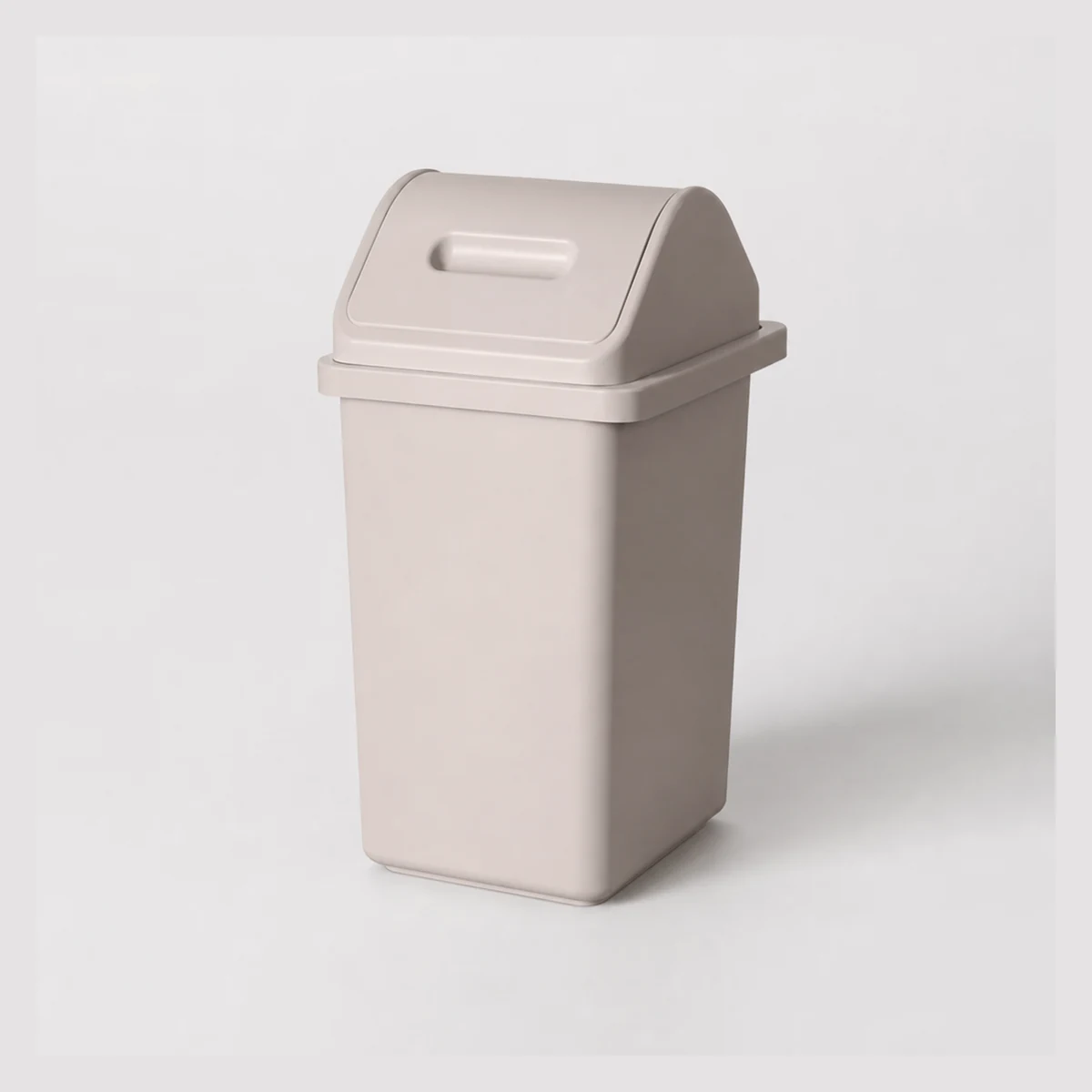 Swing-lid trash bin, model JB023, Hong Kong commercial equipment