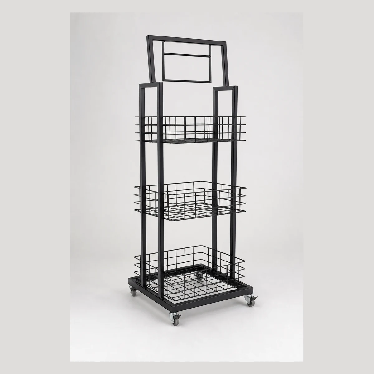 3-tier supermarket shelving, model S9820, Hong Kong commercial equipment