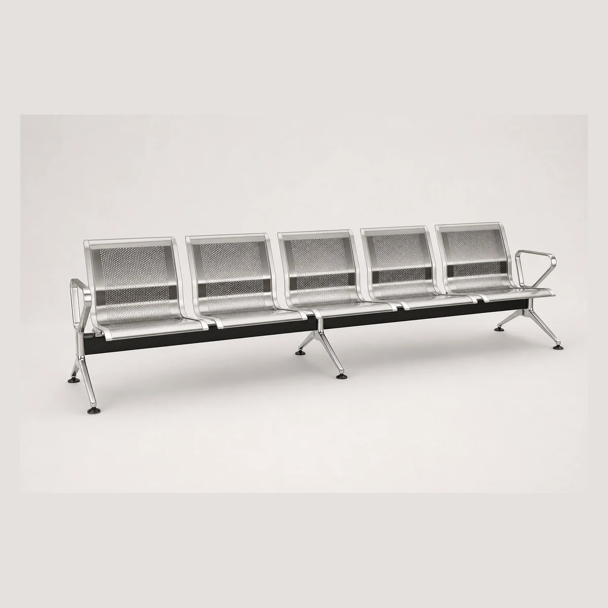 Stainless steel bench seating, model ZYY006, Hong Kong commercial equipment