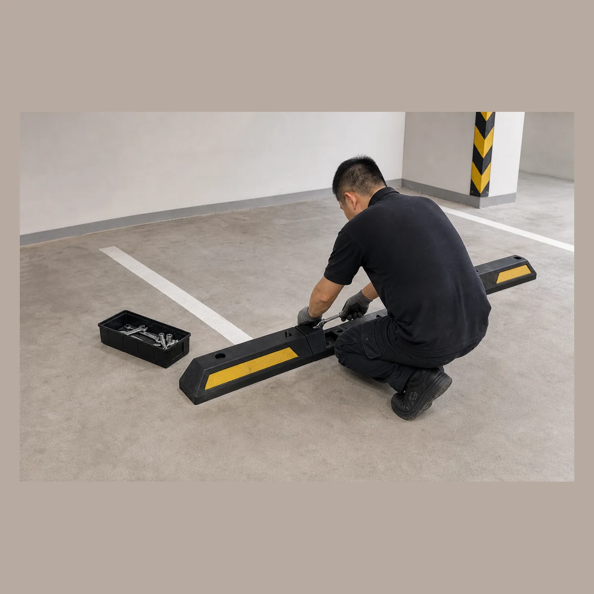 Removal and Installation of Parking Locators service, JA8707, Hong Kong project service reference illustration