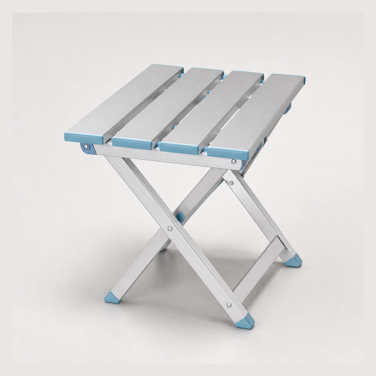 Aluminium folding stool, model S8633, Hong Kong commercial equipment