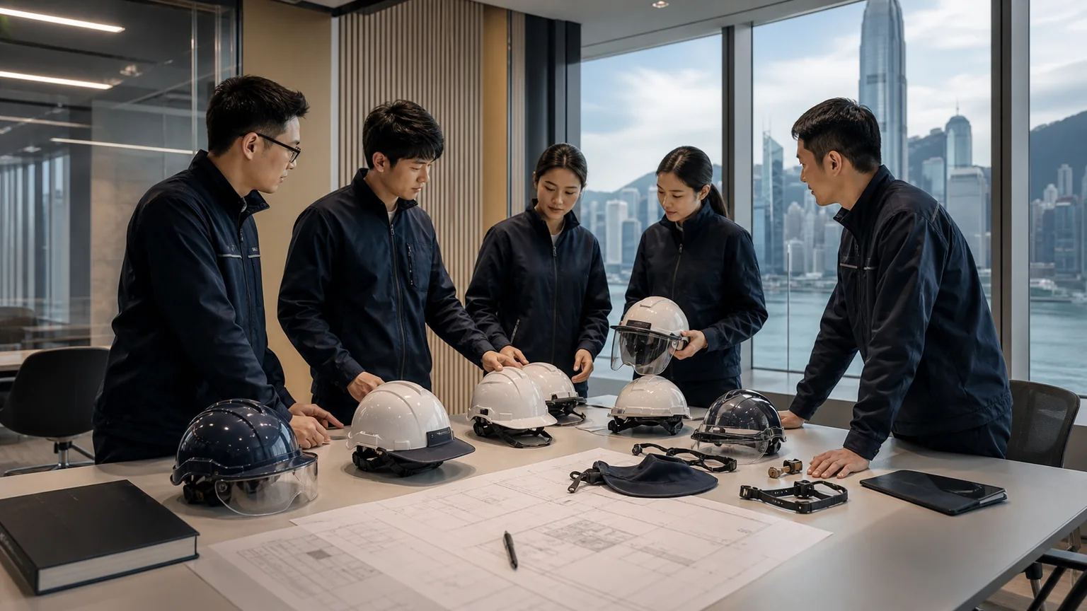 Reference case illustration: Safety Helmets Hong Kong in a Hong Kong commercial planning scenario