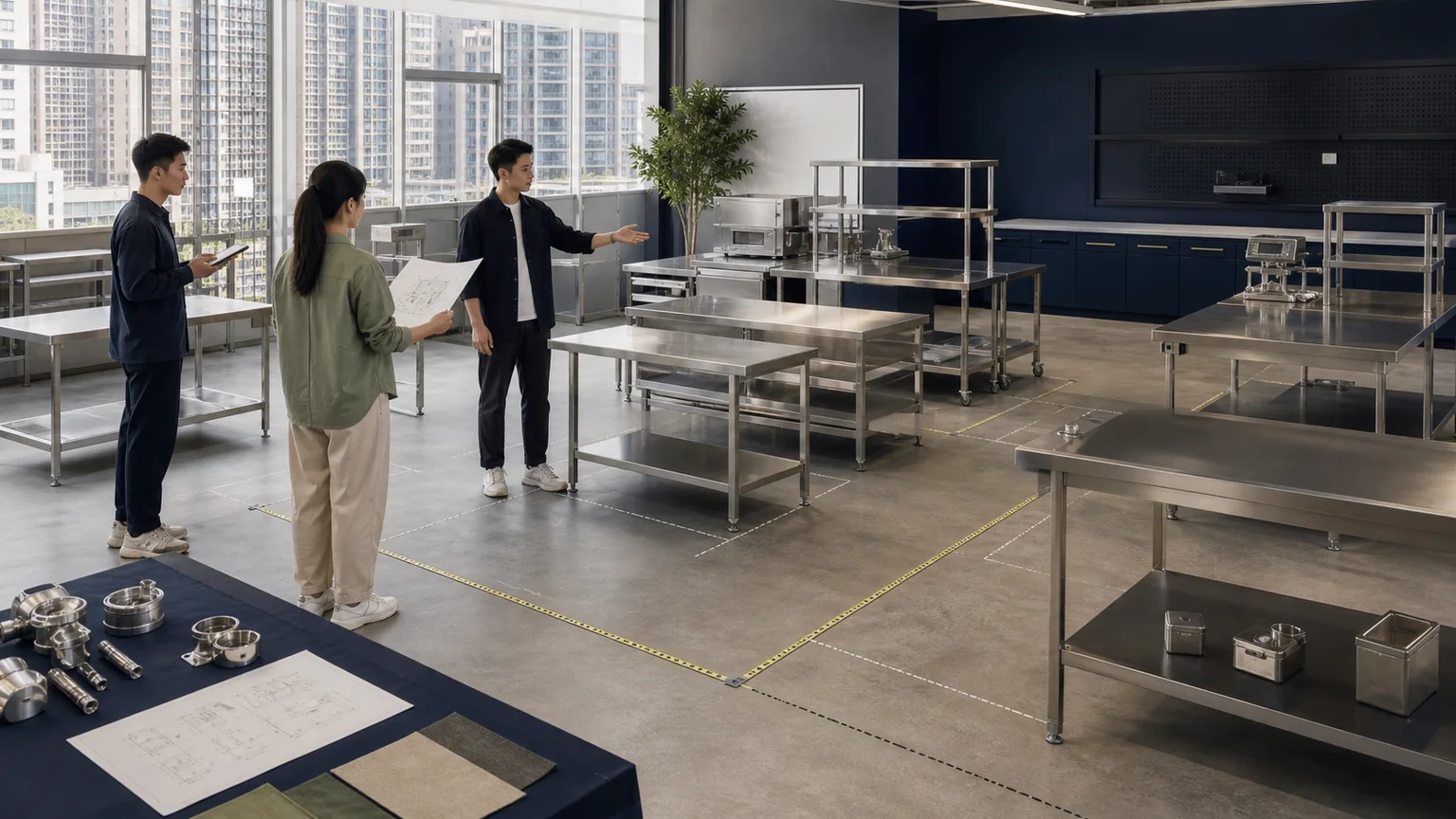 Reference case illustration: Stainless Steel Worktables Hong Kong in a Hong Kong commercial planning scenario