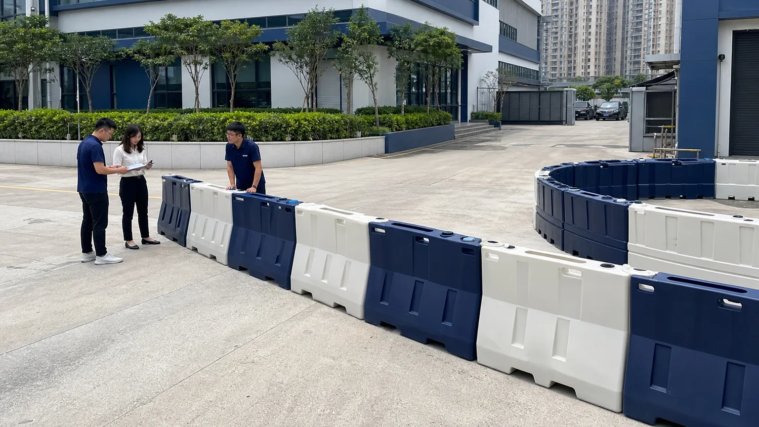 Reference case illustration: Water Barriers Hong Kong in a Hong Kong commercial planning scenario
