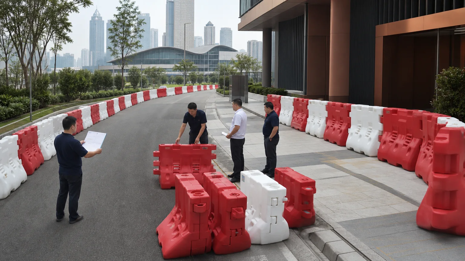 參考案例插圖：水馬圍欄於香港商業場景的規劃情境