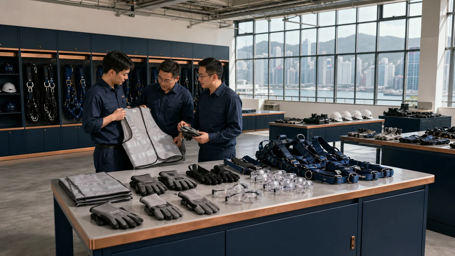 參考案例插圖：個人防護用品於香港商業場景的規劃情境